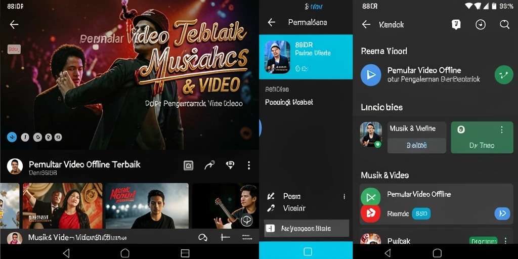 Antarmuka 88IDR yang ramah pengguna untuk Pemutar Video Offline.