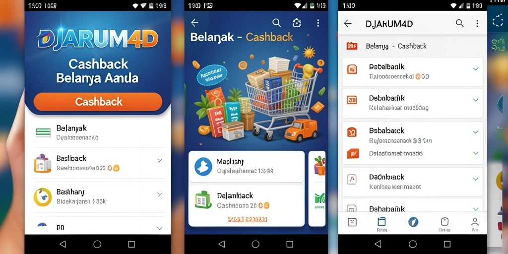 Tampilan antarmuka DJARUM4D dengan fitur cashback yang mudah dipahami.