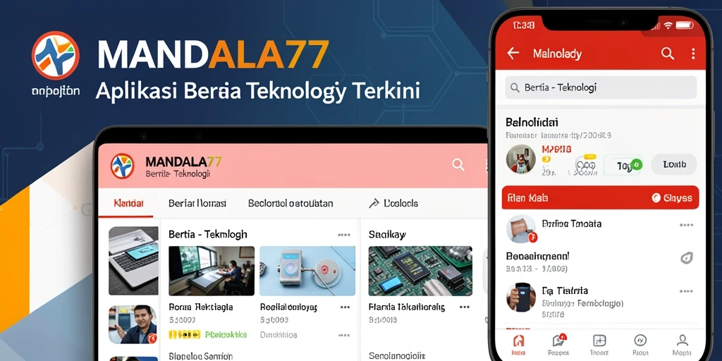 Tampilan antarmuka MANDALA77 yang modern dan informatif.