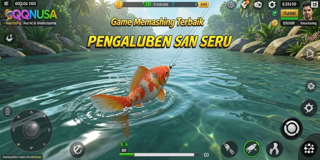 Antarmuka permainan QQNUSA yang menarik dan informatif.