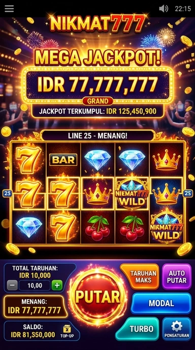 nikmat777 tampilan beranda