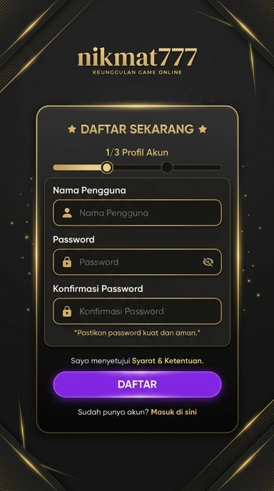 Panduan Registrasi Akun Baru nikmat777 untuk Pengguna Android
